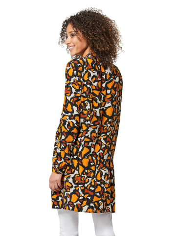 MADELEINE Langes Hemd mit Muster in kitt / multicolor