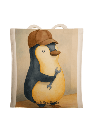 Mr. & Mrs. Panda Tote Bag Wenn Papa es nicht reparieren kann, si... in Weiß
