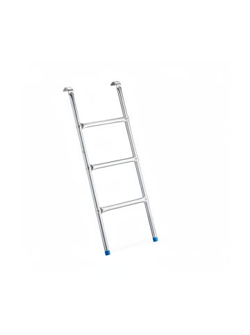 relaxdays Leiter Trampolin in Silber - (B)38 x (T)97 cm