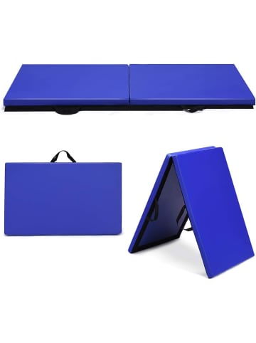COSTWAY Yogamatte 180cm in Blau