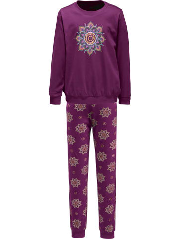 Erwin Müller Single-Jersey Kinder-Schlafanzug in beere