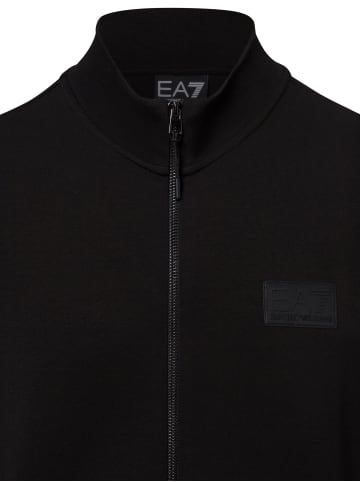 EA7 Sweatjacke in schwarz - 0001