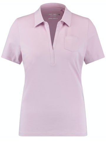 Gerry Weber Kurzarm Poloshirt in Rosa