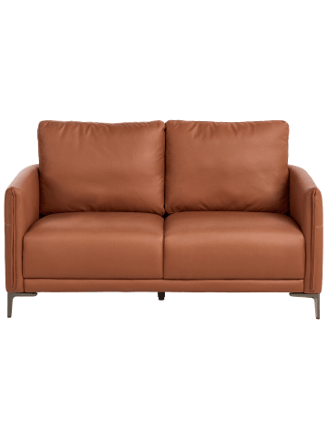 Beliani 2-Sitzer Sofa CILENS in Braun/Grau - (W) 152 x (H) 93 x (L) 83 cm