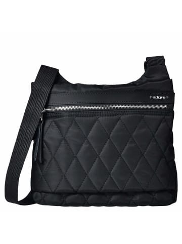 Hedgren Women's Faith - Schultertasche 24 cm RFID in quilted black