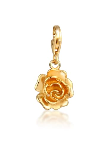 Nenalina Charm 925 Sterling Silber Rose in Gold