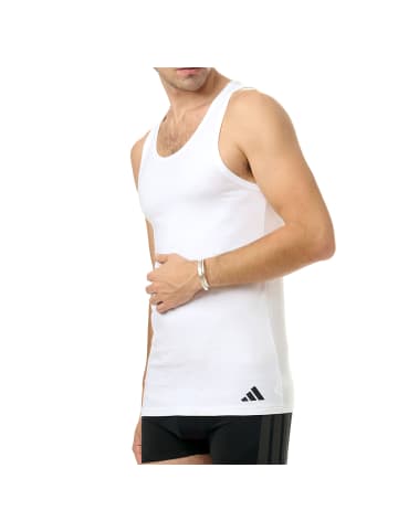 adidas 2er Pack Tank Tops in Weiß