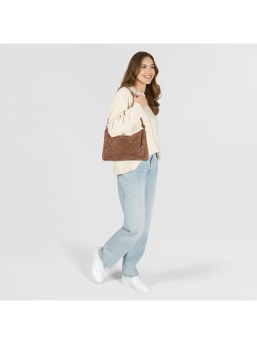 Desigual Yankee Leiria Schultertasche 38 cm in braun