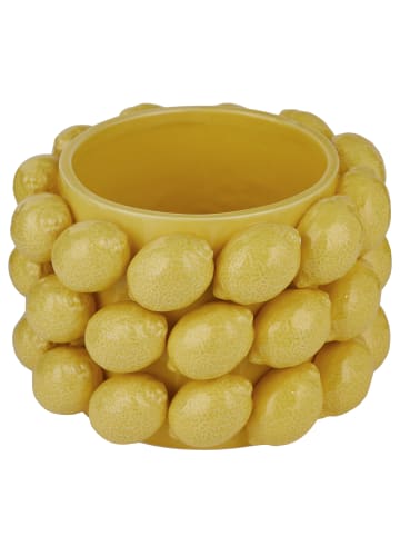 Butlers Blumentopf LEMON Zitronen in Gelb