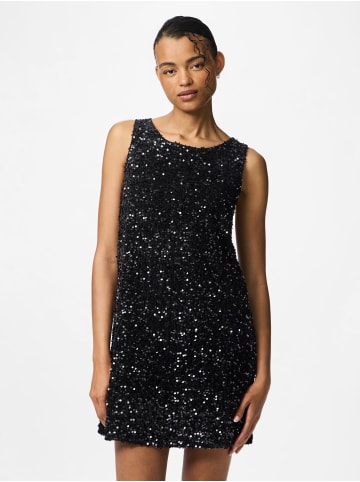 Pieces Midikleid in Black