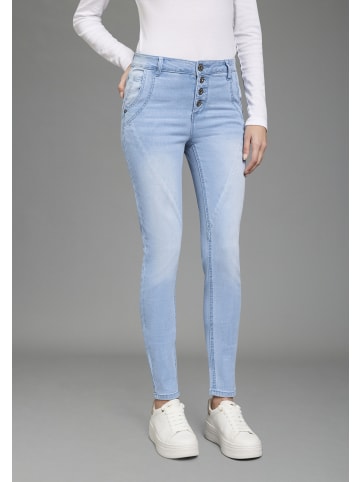 Bruno Banani Skinny-fit-Jeans in light blue used
