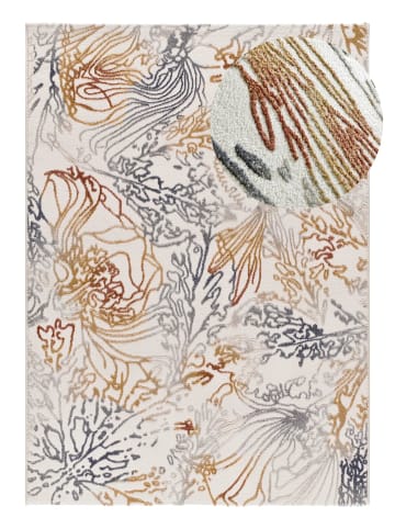 Atticgo Kurzflor-Teppich AMARA in creme/mehrfarbig
