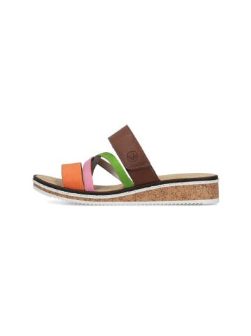 rieker Pantolette V3652 in bunt
