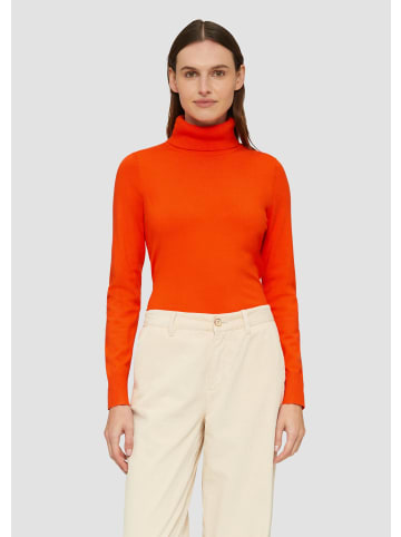 s.Oliver Strickpullover langarm in Orange