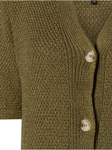 More & More Strickjacke in oliv - 0001
