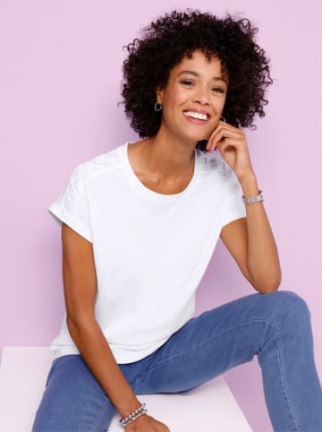 Sieh an! Rundhalsshirt in ecru