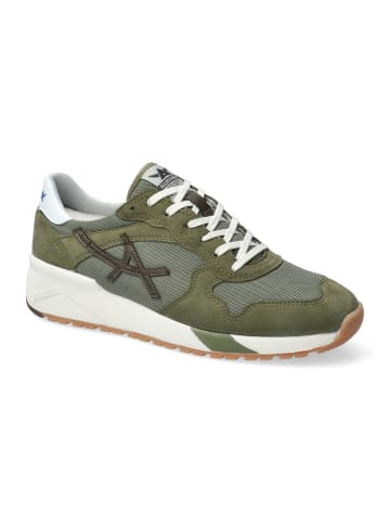 Allrounder Outdoorschuh Speed Leder mit Mesh in Olive / Fungi