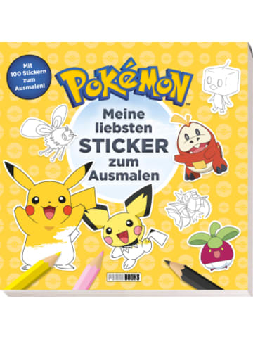 Panini Books Buch - Pokémon: Meine liebsten Sticker zum Ausmalen