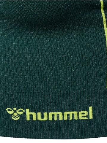 Hummel Sport-Bh Hmlmt Zone Seamless Sports Bra in DEEP TEAL/SULPHUR SPRING