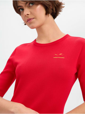 Armani Exchange Strickkleid in rot - 0001