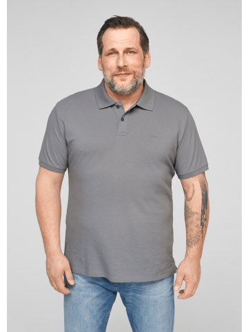 s.Oliver Polo-Shirts T-Shirt kurzarm in Grau