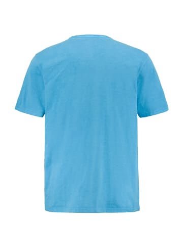 JP1880 Kurzarm T-Shirt in helles azurblau