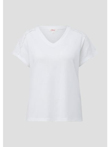 s.Oliver T-Shirt in 0100_weiß