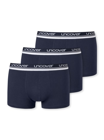 UNCOVER BY SCHIESSER Boxershort 6er Pack in Schwarz / Dunkelblau