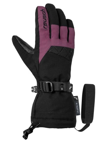Reusch Fingerhandschuhe Couloir R-TEX® XT in 7106 black / prune purple