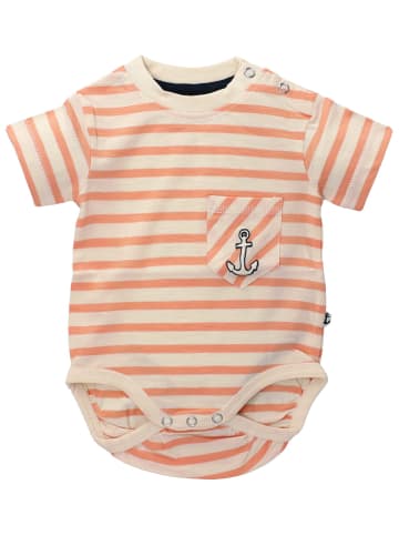 ebbe Body Kurzarm Sammy in White/Coral