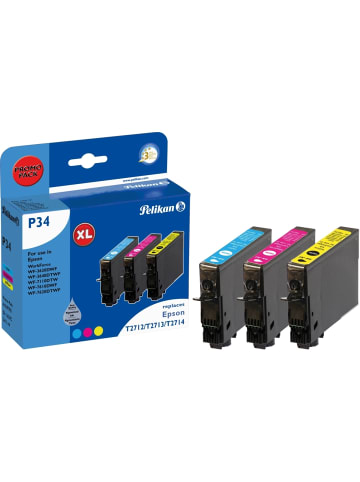 Pelikan Tintenpatrone kompatibel mit Epson T2715CMY BK/C/M/Y Typ P34