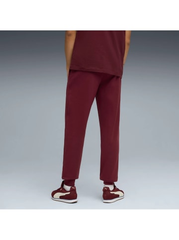 Puma ESS No. 1 Sweatpants in Dunkelrot