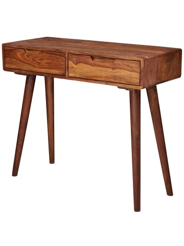 KADIMA DESIGN Konsolentisch WL5.577 90x76x36cm Massivholz mit Schubladen,