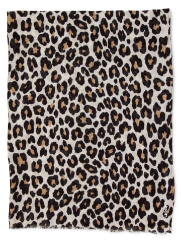 Olsen Schal in beige schwarz - 0001