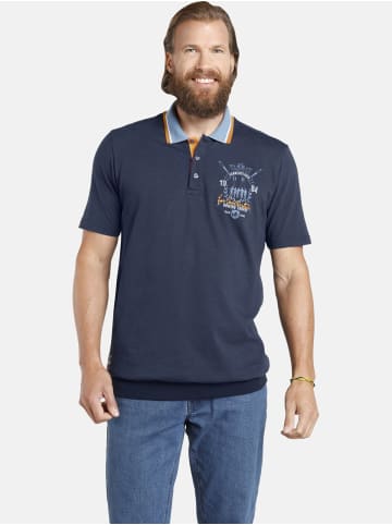 Jan Vanderstorm Poloshirt ORVAR in dunkelblau