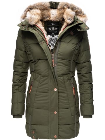 Marikoo Wintermantel Lieblings Jacke in Olive