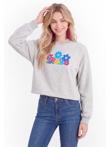 IZIA Women Sweatshirt in Grey