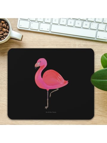 Mr. & Mrs. Panda Mauspad Flamingo Classic ohne Spruch in Schwarz