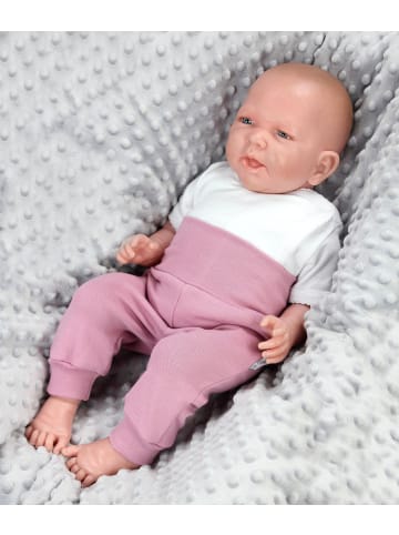 TupTam Baby Mädchen Jogginghose 3er Pack in beige/rosa