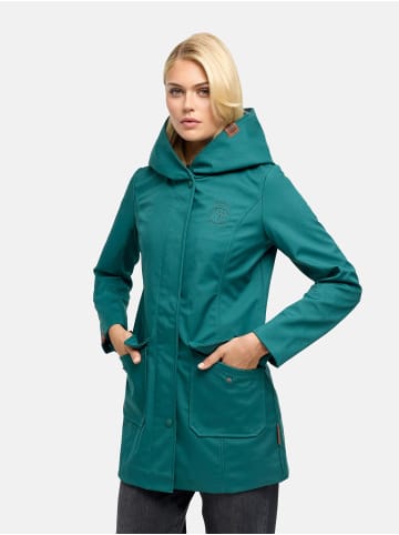 Marikoo Softshellmantel Mayleen in Ocean Green