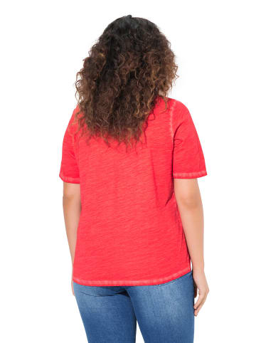 Ulla Popken Shirt in neon rot