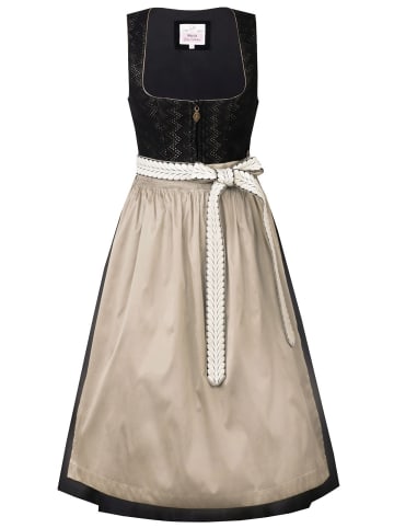 MarJo Mididirndl WINHÖRING in schwarz