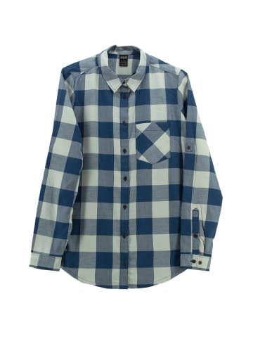 Jack Wolfskin Bluse Holmstad in Blau