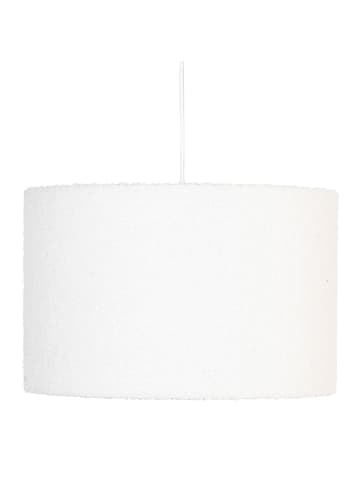 Atmosphera Créateur d'intérieur Hängelampe TINA, Bouclé-Schirm in Weiß, Ø 37 cm
