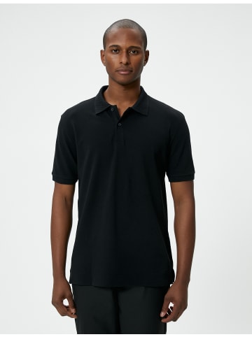 KOTON T-shirt in Schwarz