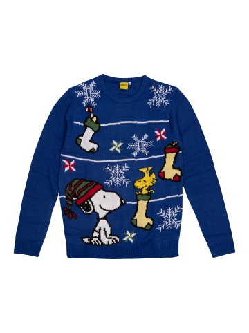 United Labels The Peanuts Winterpullover - Snoopy in blau