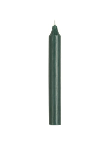 IB Laursen Rustikale Stabkerze 18 cm aus Ø 2,2 cm in dunkelgrün