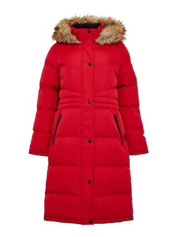 Threadbare Wintermantel THB Arnie Long Padded Coat in rot