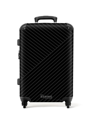 NoBoringSuitCases Suitcase Helle abstrakte Linien auf schwarzem