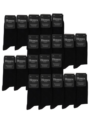 Occulto 20er Pack Businesssocken Hermann in Schwarz